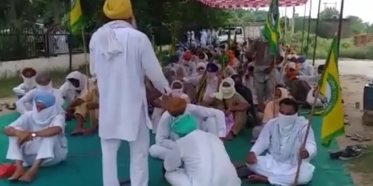 पंजाब में किसान यूनियन का आंदोलन