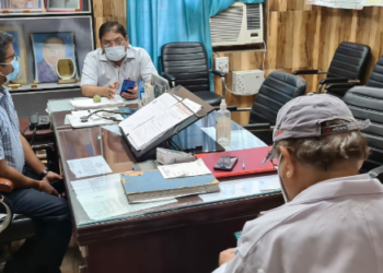 जिला अस्पताल में निरीक्षण किया