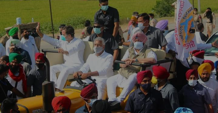 पंजाब से कांग्रेस पार्टी खेती बचाओ यात्रा शुरू