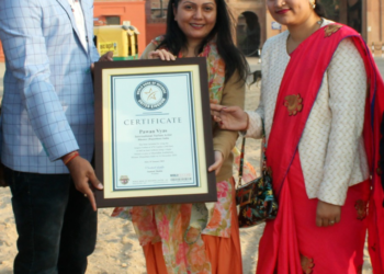 इतिहास के पन्नो में दर्ज हुआ पवन व्यास का विश्व कीर्तिमान