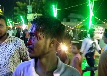 चायल कजली मेला में आए दर्शक पर पुलिस ने किया लाठीचार्ज.