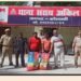 चोरी के पाईप के साथ 4 लोगो को तिलहापुर चौकी पुलिस गिरफ्तार कर भेजा जेल।