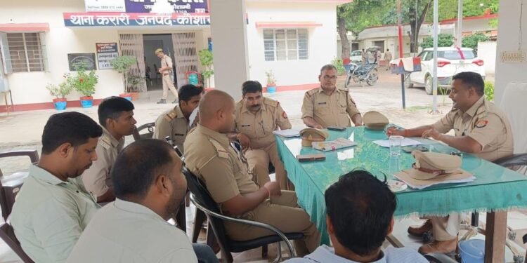 सब इंस्पेक्टर चंद्रभूषण मौर्य ने करारी थाने का पदभार किया ग्रहण