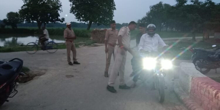 पुलिस ने चलाया चेकिंग अभियान