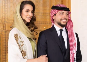 जॉर्डन के क्राउन प्रिंस हुसैन बिन अब्दुल्ला और सऊदी अरब की राजवा