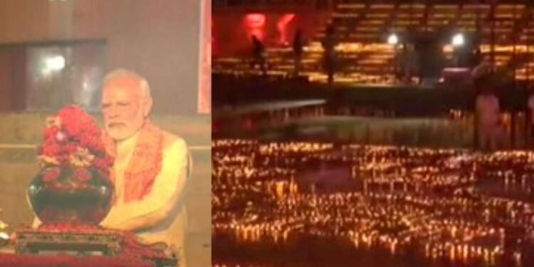 Live: जगमगा रही रामनगरी अयोध्या, सरयू नदी के तट पर जलाए गए लाखों मिट्टी के दीये