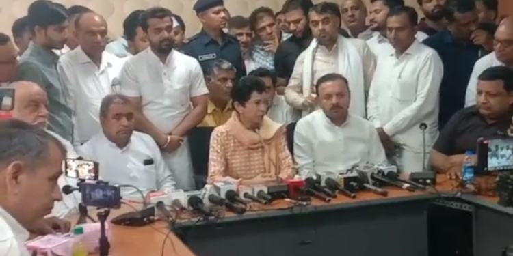 जूठे वायदों के आधार पर बनी BJP- सरकार के अब दिन लद्द चुके है -कुमारी शैलजा