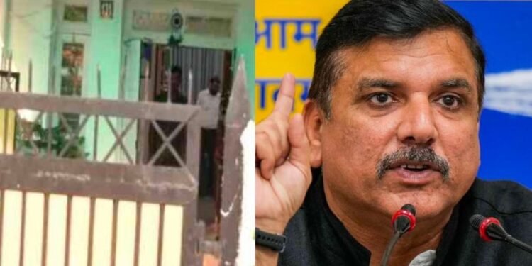 AAP सांसद संजय सिंह के घर ED का छापा:दिल्ली स्थित घर पर चल रही तलाशी, आबकारी नीति केस की चार्जशीट में है नाम