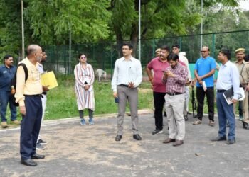 प्रयागराज स्मार्ट सिटी लिमिटेड द्वारा कराए जा रहे कार्यों