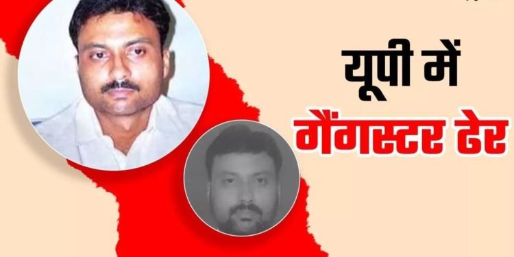 एनकाउंटर में मारा गया गैंगस्टर विनोद उपाध्याय, |