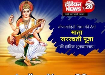 वीणावादिनी विद्या की देवी माता सरस्वती पूजा |