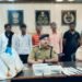 गौकशी के 05 आरोपी अभियुक्त गिरफ्तार02 तमंचे, 04 कारतूस व गौवध करने के औजार बरामद