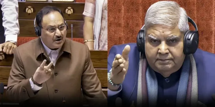 संसद में हंगामा! कांग्रेस पर जमकर बरसे जेपी नड्डा, पूछा- सोनिया-सोरोस का क्या है संबंध?