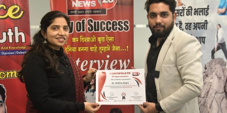 डॉ. शाक्षी डोगरा का भारतीय दंत चिकित्सा क्षेत्र में अद्वितीय योगदान